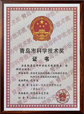 青岛市科学技术奖-科学技术进步奖二等奖