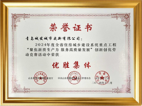 荣誉13-2024年度全省住房城乡建设系统重点工程“聚焦新质生产力-服务高质量发展”创新创优劳动竞赛优胜集体