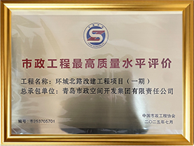 2025全国最高质量水平评价环城北路