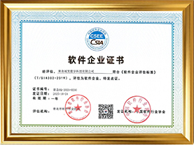 软件企业证书