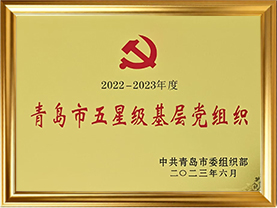 2022-2023年青岛市五星级基层党组织